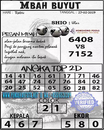 Syair togel hongkong 13 februari 2019. Kode alam baju terbalik.