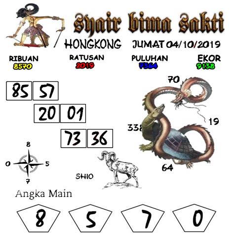 Syair togel hongkong 9 oktober 2019. Togel hongkong dan singapur.