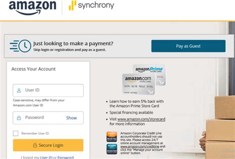 Sychrony amazon. Each set of features has a different Purchase APR and Late Payment Fee as shown below and may have different rewards available. The Secured Card features include a standard purchase APR of 10% and a Late Fee of $5. The Store Card features include a standard variable purchase APR of 29.99% and a Late Fee of up to $40. 