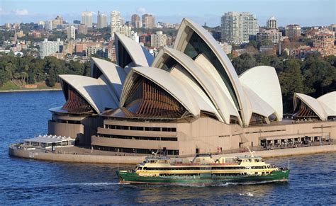 Sydney opera house.. Australia is famous for the Sydney Opera House, the Harbour Bridge, kangaroos, koalas, the Outback, the Great Barrier Reef, its convict colony history, Shiraz and Uluru. Australia ... 