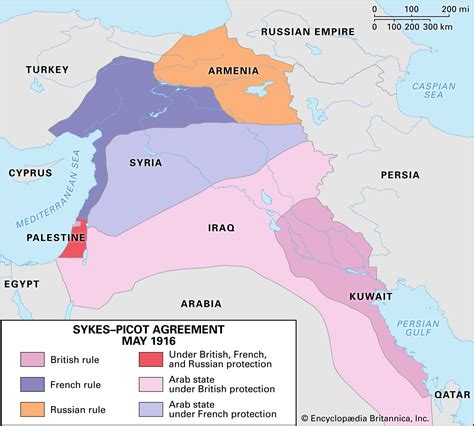 Sykes-picot map