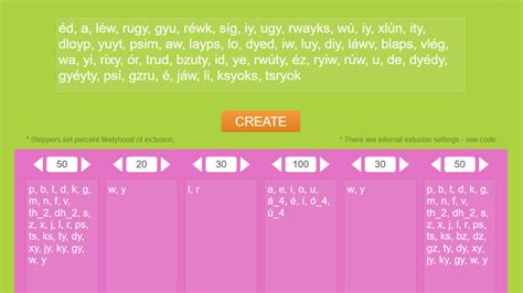 Syllable Creator App In Zim