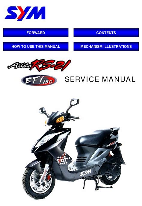 Sym rs 21 50 scooter shop manual. - Kawasaki 60cc dirt bike manual in.