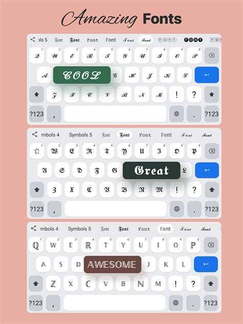 Symbol font bb untuk android games.  Nov 24, 2021 · Font Keyboard free i...