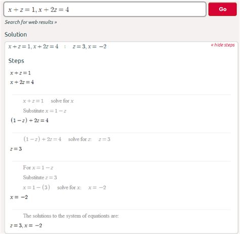 How Wolfram|Alpha solves equations. For equation solving, Wolfram