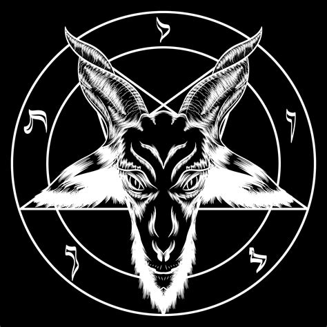 Baphomet is the symbol of a goat-headed deity found in the history of occultism. He was allegedly worshiped as an idol by the Templar Knights in the 14th century, but can be traced back to earlier origins.. 