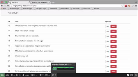 Symfony pagination twig