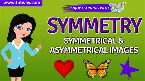 Symmetric and asymmetric figures What is a line of symmetry YouTube