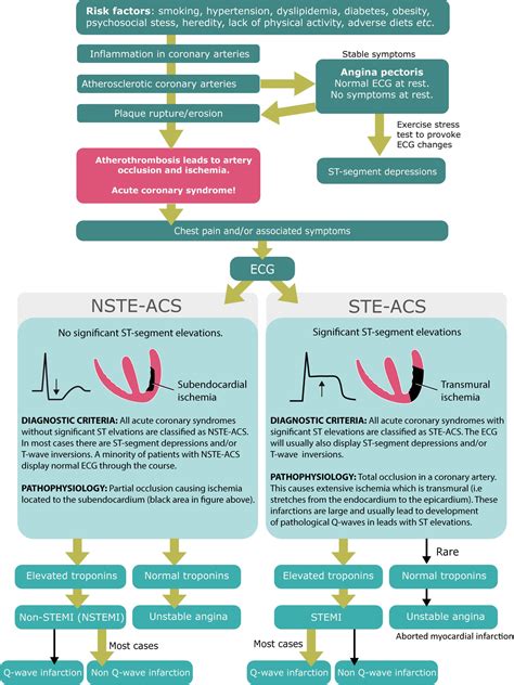 Symptoms, ECG signs and treatment of inferior infarction