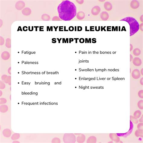 Symptoms of Acute Myeloid Leukemia #shorts - YouTube