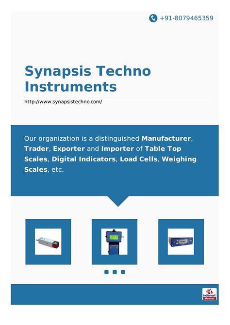 Synapsis Techno Instruments - India LinkedIn