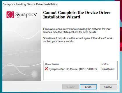 Synaptics pointing device driver windows 7. .  Note: Installing a generic driver may result ...