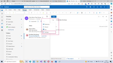 Synchronizing inbox outlook 365.  Each Microsoft 365 Group has a shared ...