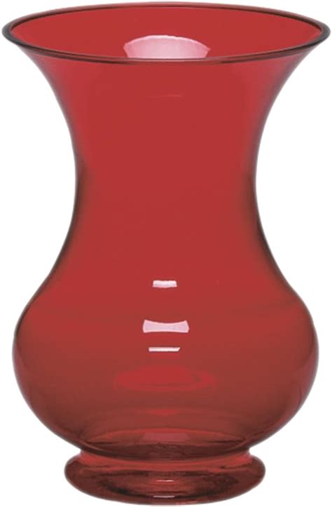 Syndicate Sales 8" Rose Vase, Ruby : Home & Kitchen