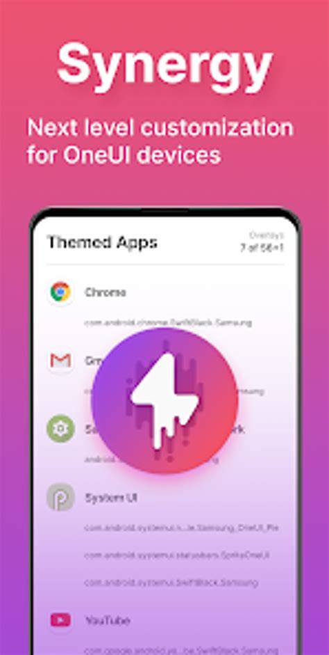 Synergy apk.  With the Synergy - OneUI Theme Compiler app, you can easily Share one ke...