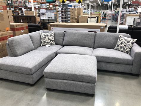 Synergy couch costco. Width: 95" to 194" (many configurations) Depth: 42" to 45" (two options) Fabric and color: Linen-blend fabric in Ascent Mist. Materials: Birch and engineered wood frame, ash legs, polyfiber and feather-blend cushions. Guyton said Crate & Barrel's new Unwind sectional is very reminiscent of the RH Cloud couch. 
