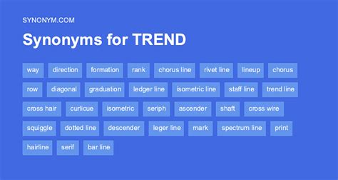 Synonym to trend. Things To Know About Synonym to trend. 