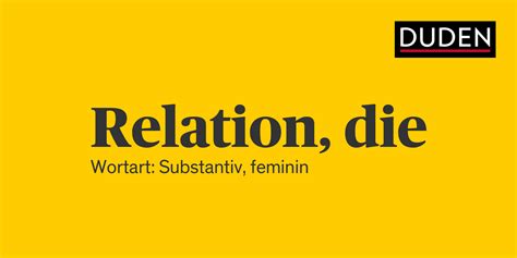 Synonyme zu Relation Anderes Wort für Relation Duden