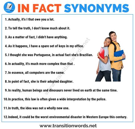 Find as a matter of fact synonyms list of more than 11 words on Pasttenses thesaurus. It conatins accurate other and similar related words for as a matter of fact in English.