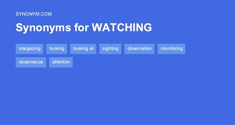 Synonyms for watching over. Things To Know About Synonyms for watching over. 
