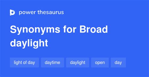 Synonyms of in broad daylight Thesaurus.com