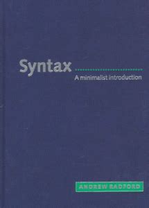 Syntax A Minimalist Introduction (Pb 1997) - meripustak.com