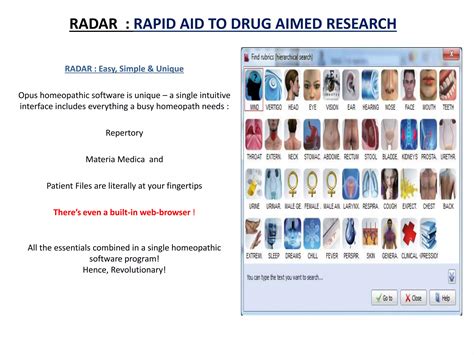Synthesis repertory pdf.  LINKED TO : Software program RADAR -Rapid Aid to Drug Aimed R...