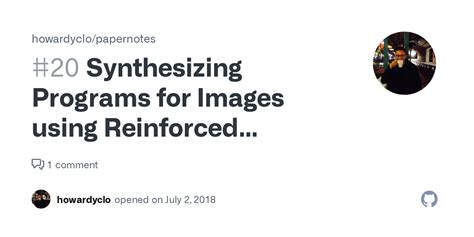 Synthesizing programs for images using reinforced adversarial learning.  Th...