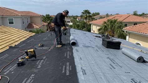 Synthetic felt roof underlayment.  Learn which roof underlayment is best ...