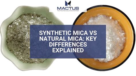 Synthetic mica sheet.  From electronics to cosmetics, the differences between natural and syn...
