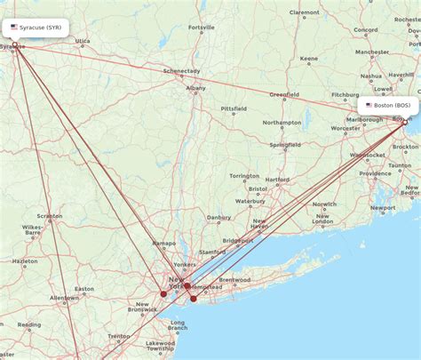 Syracuse to boston flight. American Airlines and JetBlue Airways fly from Syracuse (SYR) to Boston (BOS) twice daily. Alternatively, OurBus operates a bus from Syracuse, NY to Boston, MA once a week. Tickets cost $7–65 and the journey takes 5h 10m. Airlines. United Airlines. 