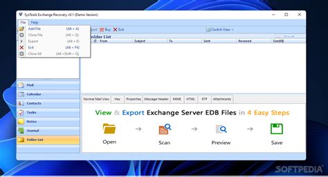 SysTools Exchange Recovery for Windows