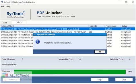 SysTools PDF Unlocker Tool - systoolsgroup.com