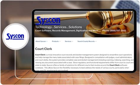 Syscon Court Software and Preservation