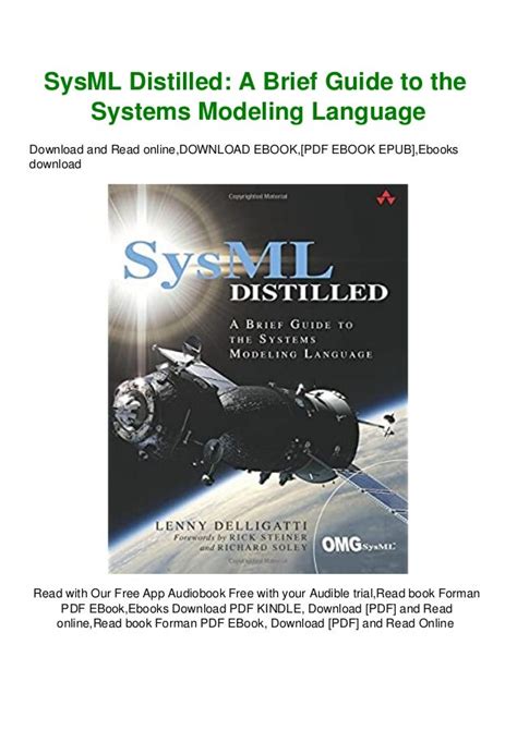 Sysml distilled a brief guide to the systems modeling language author lenny delligatti nov 2013. - Das spritzbuch das bebilderte handbuch der spritzkajaktechnik.