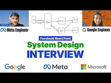 System Design Mock Interview Facebook News Feed YouTube