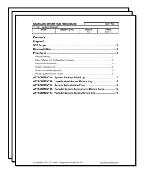 System Security SOP Validation Center