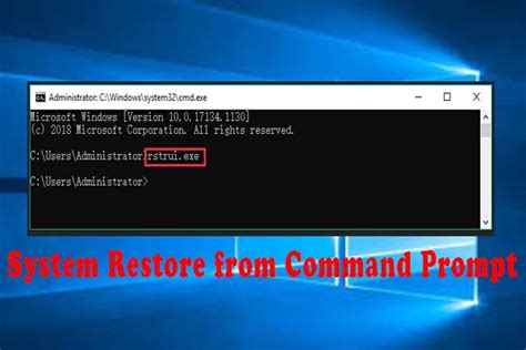 System restore command prompt windows 10.  Run SYSTM on the windows laptop w...
