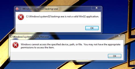 System32 Taskmgr Exe Is Not A Valid Win32 Application Virus Trojan Spyware And Malware Removal Help