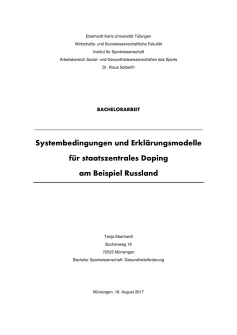 Systembedingungen und Erklärungsmodelle für …