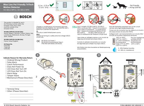 Systems Bosch Manual Security