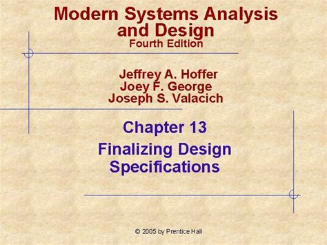 Systems analysis and design hoffer 4th. - Mastery a step by step guide to a successful you.