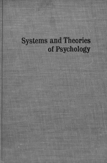 Systems and theories of psychology - Archive