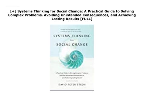 Systems thinking for social change a practical guide to solving complex problems avoiding unintended consequences. - Handbook of geriatric care management third edition.