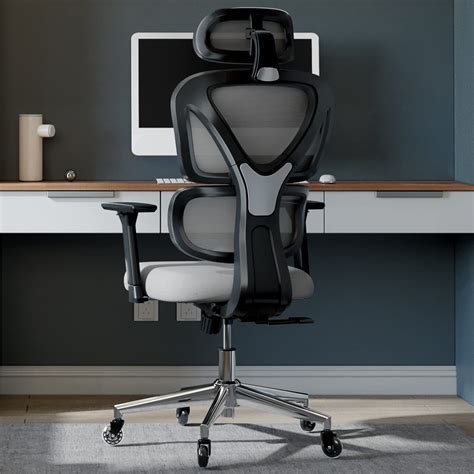 Sytas Office Chair Ergonomic Home Office Desk Mesh Chair Computer Task High Back Chair Executive Swivel Chair with Lumbar Support, 3D Adjustable Armrests and Headrest, Grey 4.4 out of 5 stars 1,867.