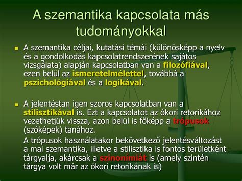 Szemantika, jelentéstan, lexikológia / Babilon :: lingvo.info