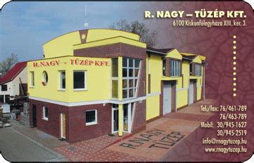 TÉGLA - R.Nagy - Tüzép Kft. - Tüzelő- és építőanyag kereskedés.