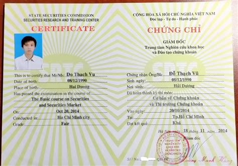 Tài liệu thi chứng chỉ hành nghề chứng khoán