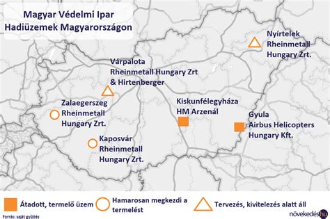 Térképen mutatjuk, hol nyílnak hadiüzemek Magyarországon