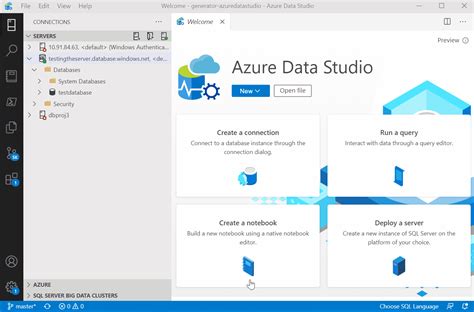 Tümleşik Terminal Azure Data Studio Microsoft Learn.